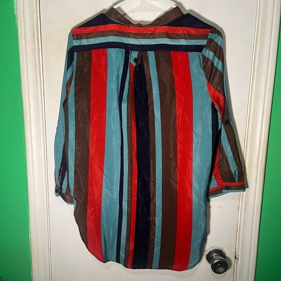 Love Tree Multicolored Striped Blouse - Picture 2 of 7